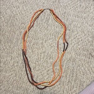 Vintage Multicolor Beaded Necklace
